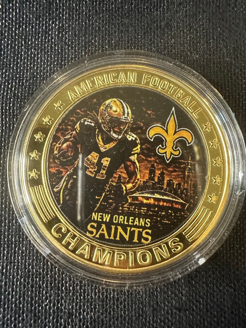 New Orleans Saints NFL Collectible Coin Football Helmet Sports Fan Gift